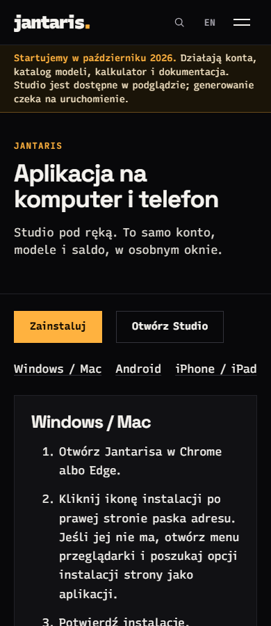 Jantaris - instrukcja instalacji iPhone / iPad